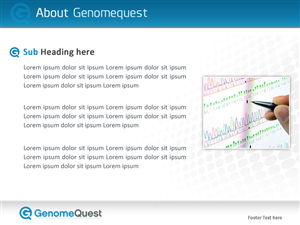 PowerPoint Design by Best Design Hub for GenomeQuest, Inc. | Design: #1623143
