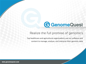 PowerPoint Design by Best Design Hub for GenomeQuest, Inc. | Design: #1623927