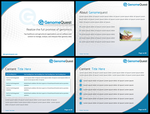 PowerPoint Design by Best Design Hub for GenomeQuest, Inc. | Design: #1623955