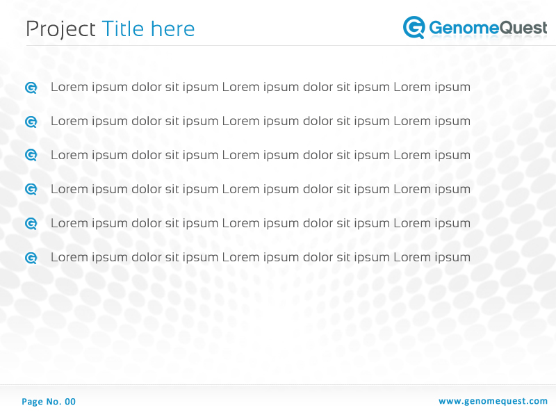PowerPoint Design by Best Design Hub for GenomeQuest, Inc. | Design #1631422