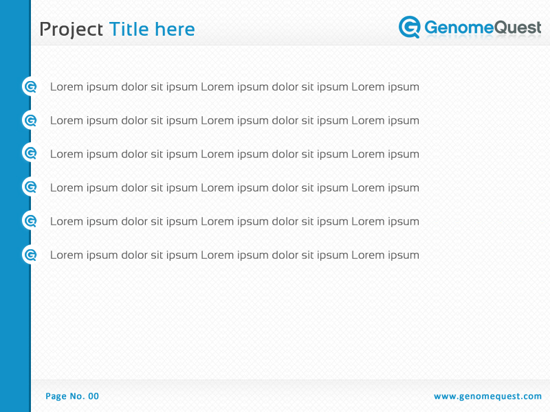 PowerPoint Design by Best Design Hub for GenomeQuest, Inc. | Design #1633186
