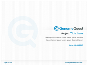 PowerPoint Design by Best Design Hub for GenomeQuest, Inc. | Design: #1633239