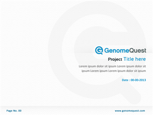 PowerPoint Design by Best Design Hub for GenomeQuest, Inc. | Design: #1633241