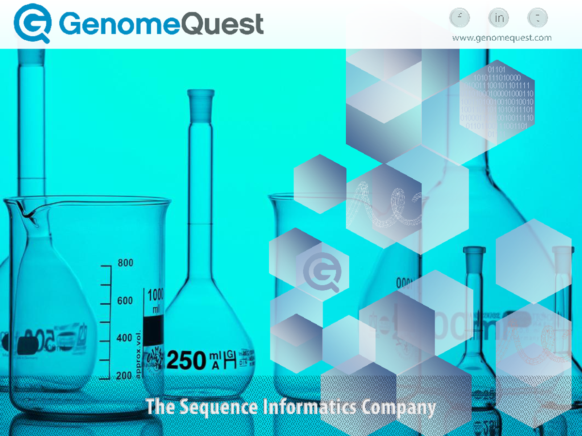 PowerPoint Design by 100YAN for GenomeQuest, Inc. | Design #1626525