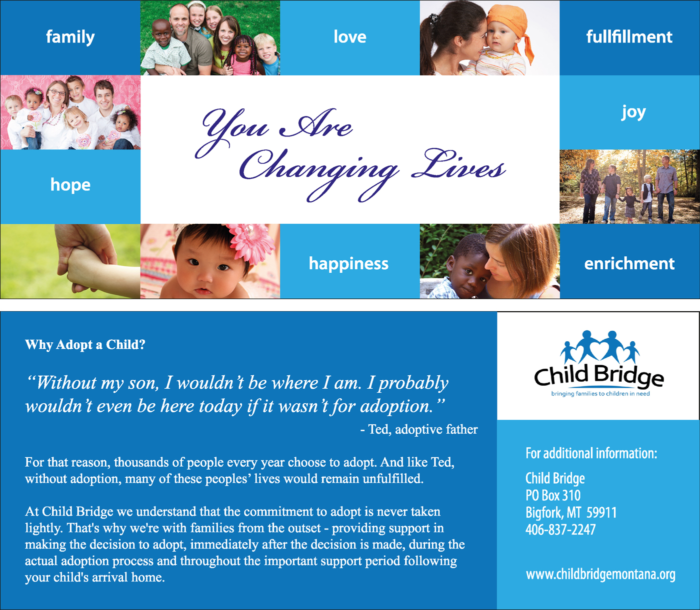 Design de Carte Postale par Jason Vantran pour Child Bridge | Design #5885836