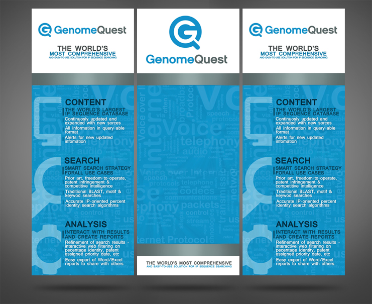 Graphic Design by James Sylvester for GenomeQuest, Inc. | Design #1609304