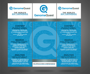 Graphic Design by James Sylvester for GenomeQuest, Inc. | Design: #1621691