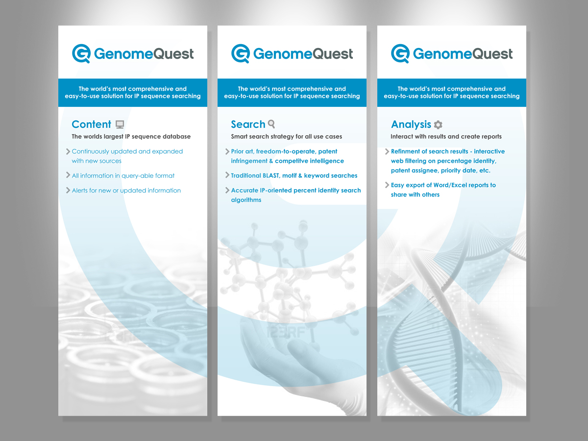 Graphic Design by aayam for GenomeQuest, Inc. | Design #1601745