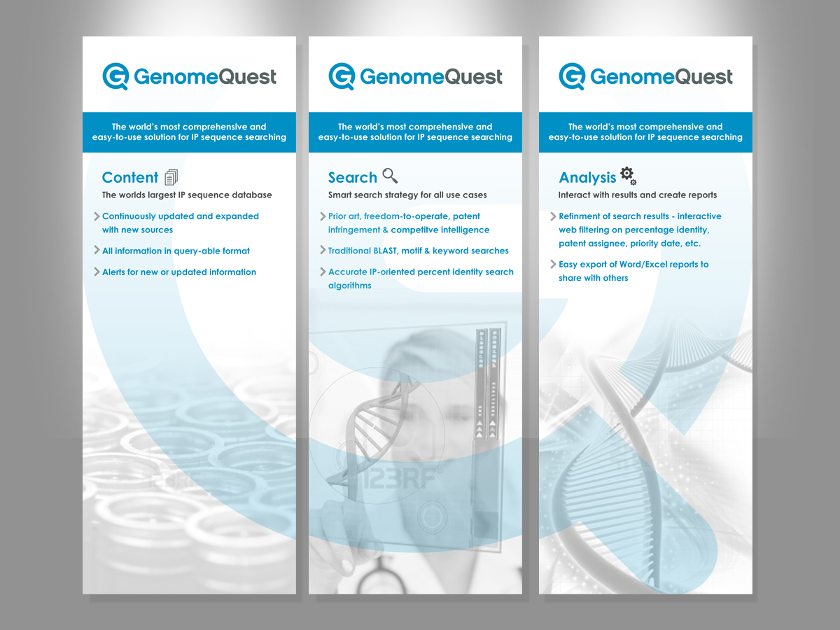 Graphic Design by aayam for GenomeQuest, Inc. | Design #1624244