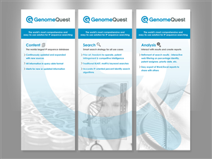 Graphic Design by aayam for GenomeQuest, Inc. | Design #1624244