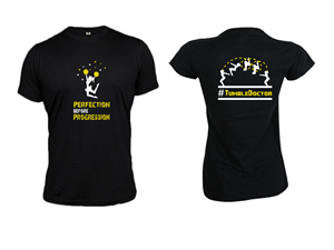 Tumbling/Cheerleading Company Needs a Motivational T-Shirt Design | T-shirt Design by Ankur Mishra