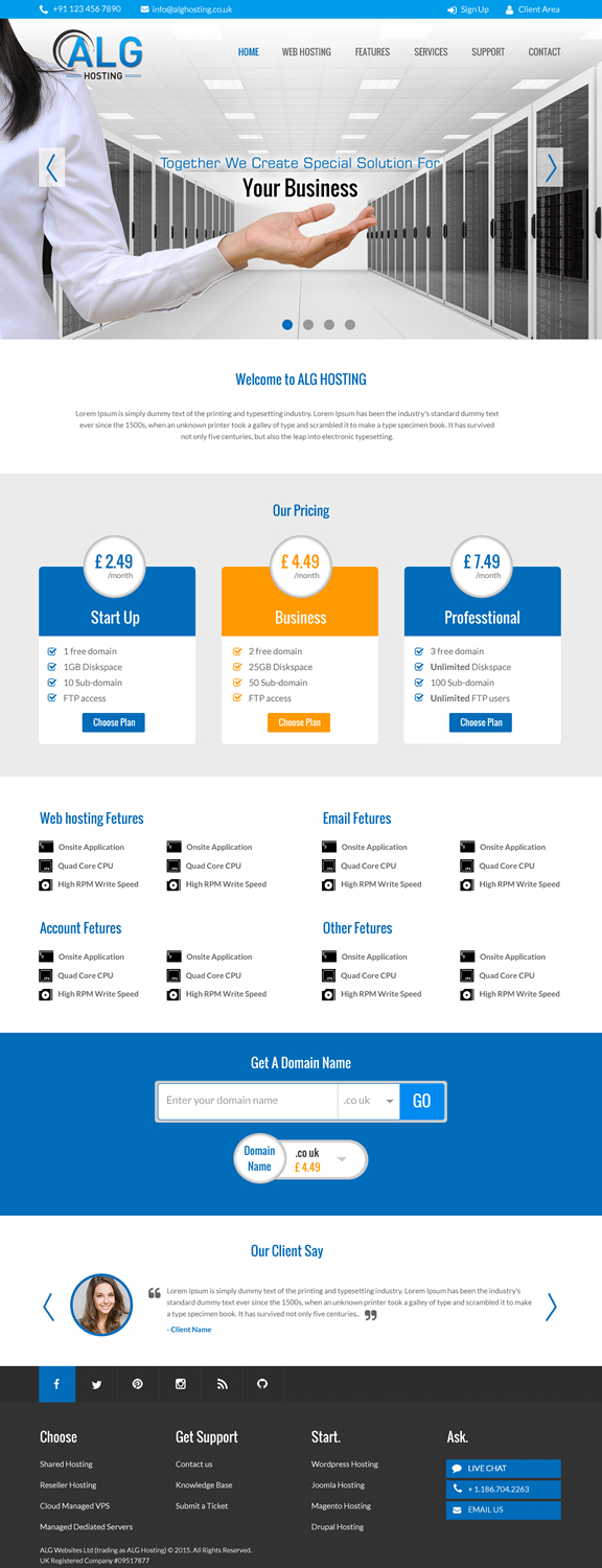 Web Design by rightway for ALG Websites LTD | Design #5845889