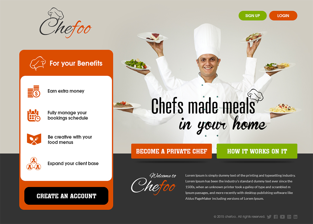 Landing Page Design by RupalTechno for this project | Design #5890701