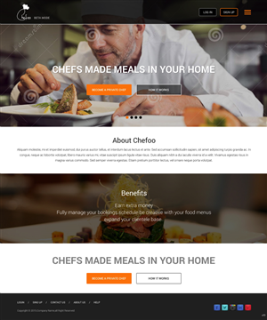 Design de Page d'Accueil par pb pour ce projet | Design #5882098