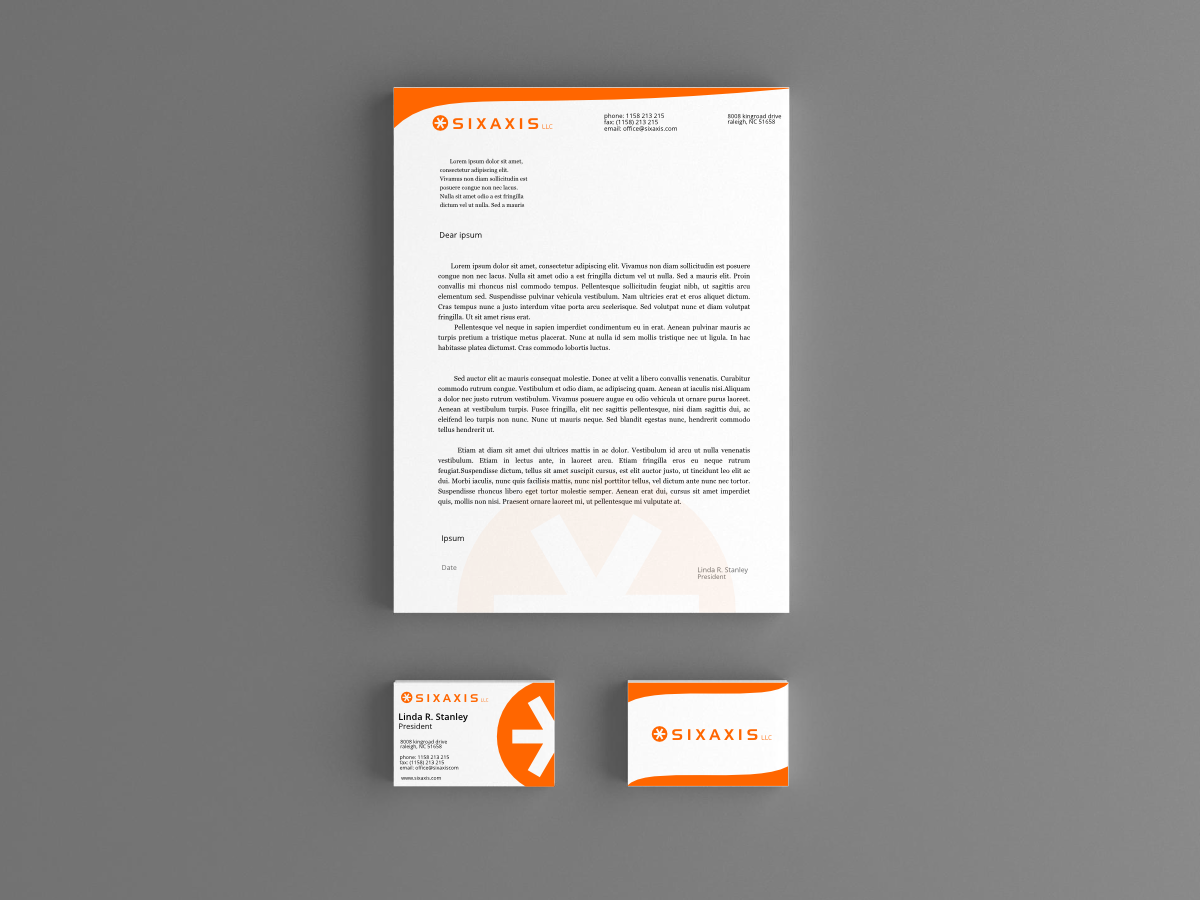 Logo Design by mo0x for SixAxis LLC | Design #1589660