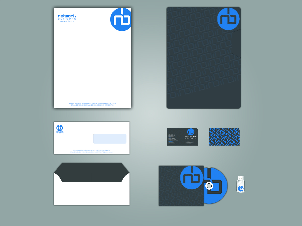 Diseño de Tarjeta de Presentación por Deziner  para Network Builders IT | Diseño #5871975