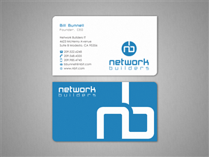 Business Card Design by Design'nteam for Network Builders IT | Design: #5848509