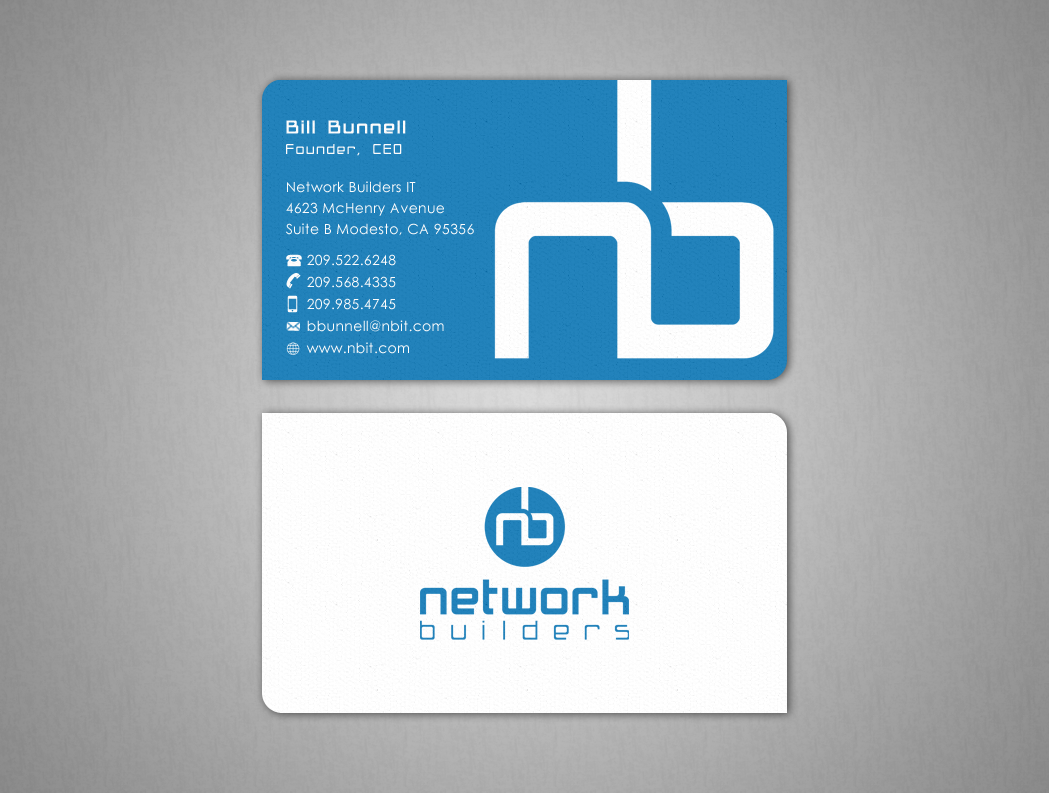 Business Card Design by Design'nteam for Network Builders IT | Design #5848583