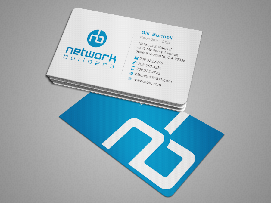 Business Card Design by Design'nteam for Network Builders IT | Design #5848641