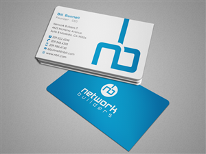Business Card Design by Design'nteam for Network Builders IT | Design: #5848649