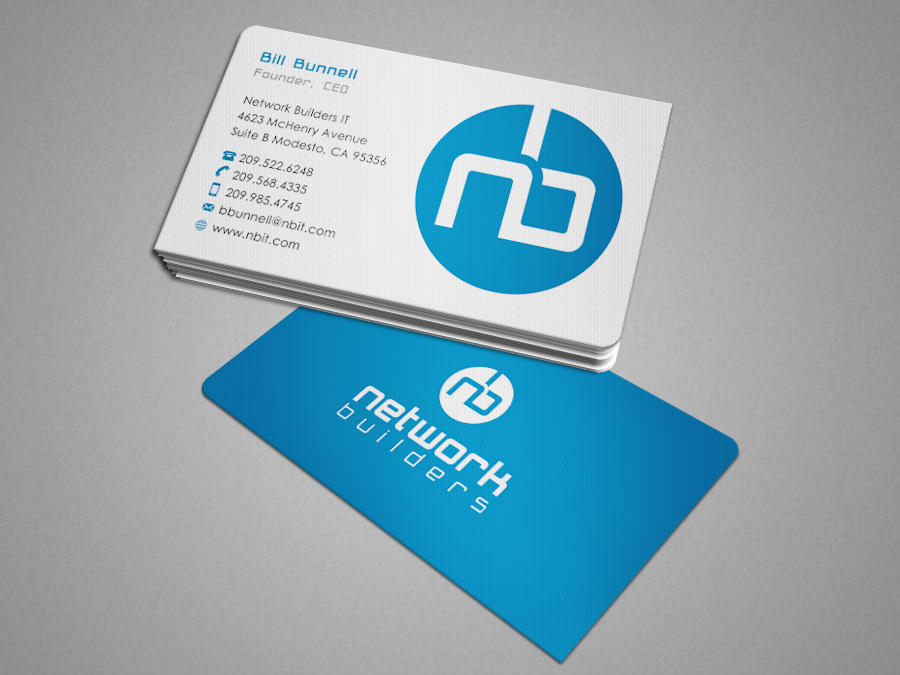 Business Card Design by Design'nteam for Network Builders IT | Design #5848671