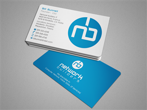 Business Card Design by Design'nteam for Network Builders IT | Design: #5861190