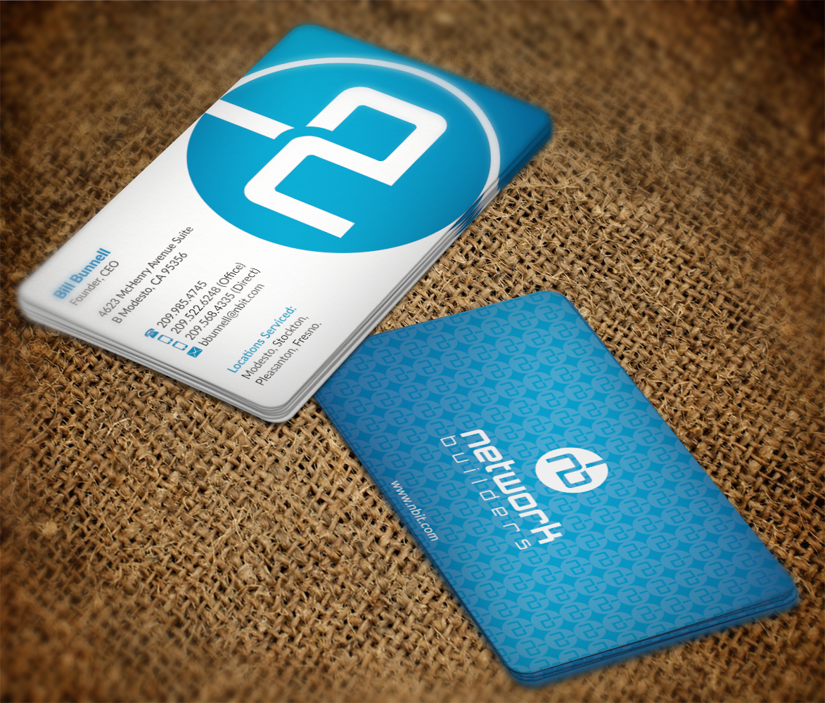 Business Card Design by WebixBD for Network Builders IT | Design #5841336