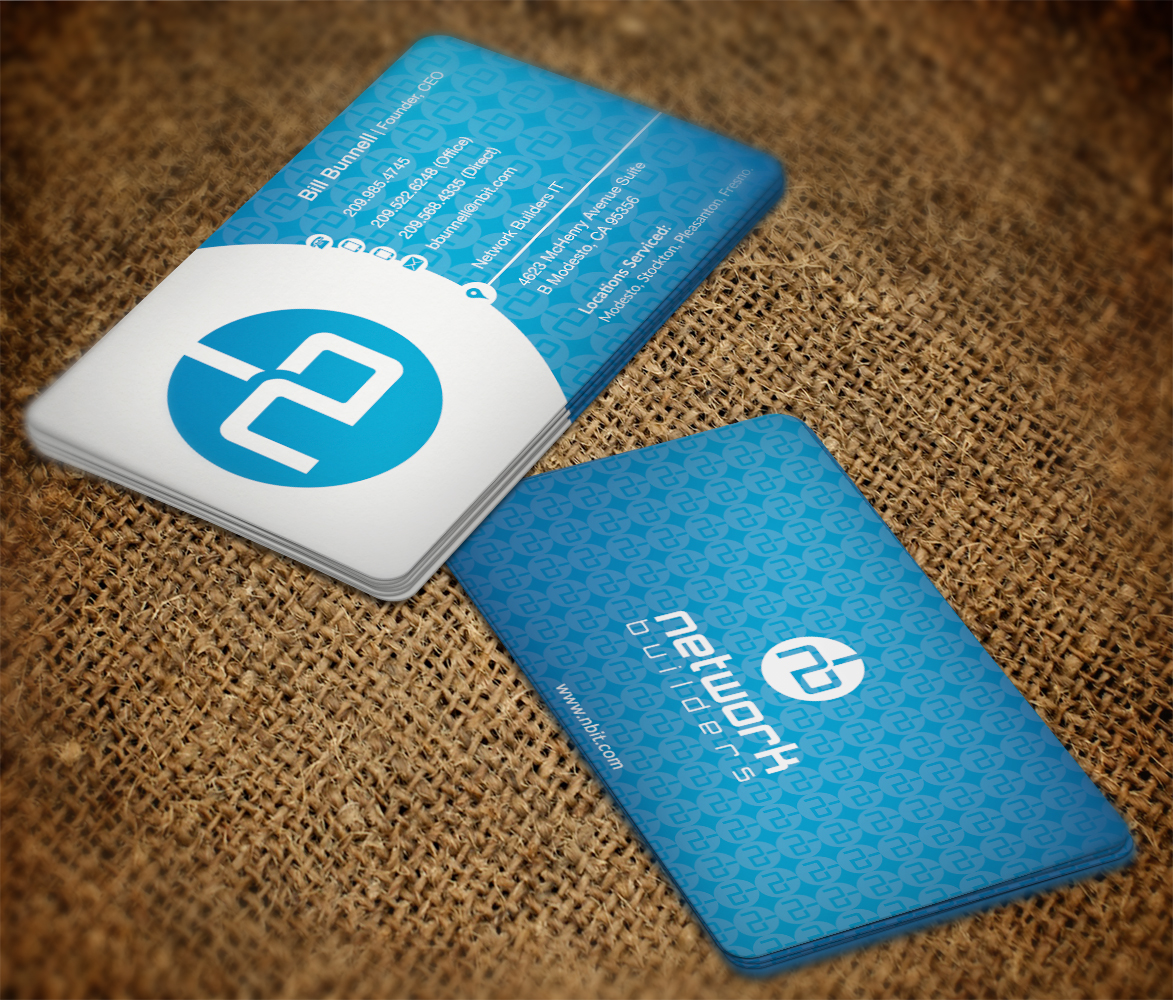 Business Card Design by WebixBD for Network Builders IT | Design #5841378