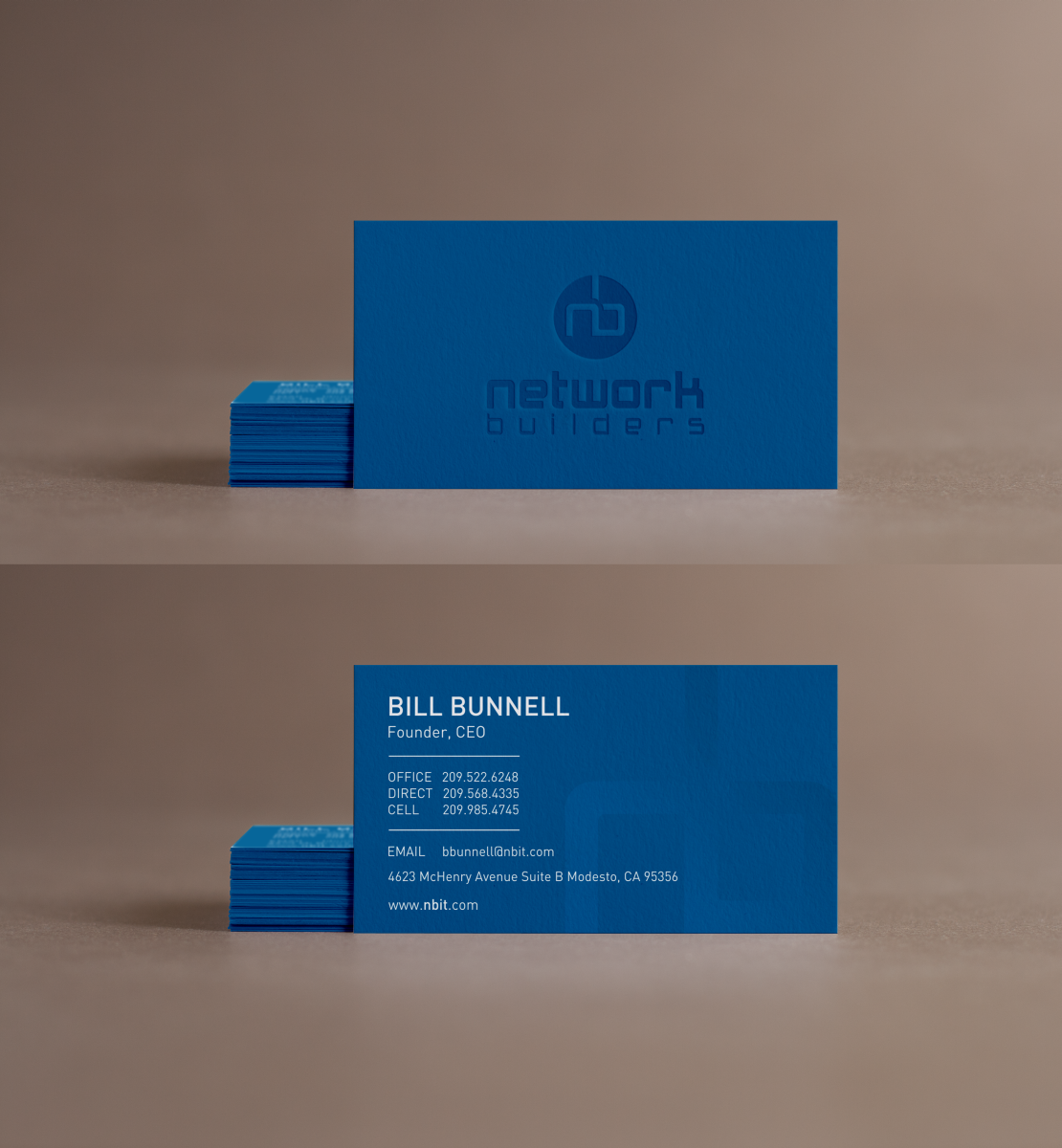 Business Card Design by HYPdesign for Network Builders IT | Design #5838872