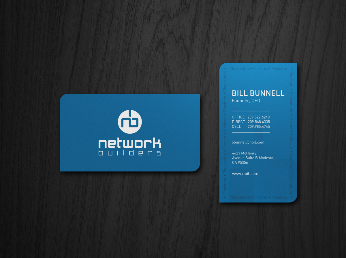 Business Card Design by HYPdesign for Network Builders IT | Design #5838878