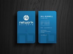 Business Card Design by HYPdesign for Network Builders IT | Design: #5838886