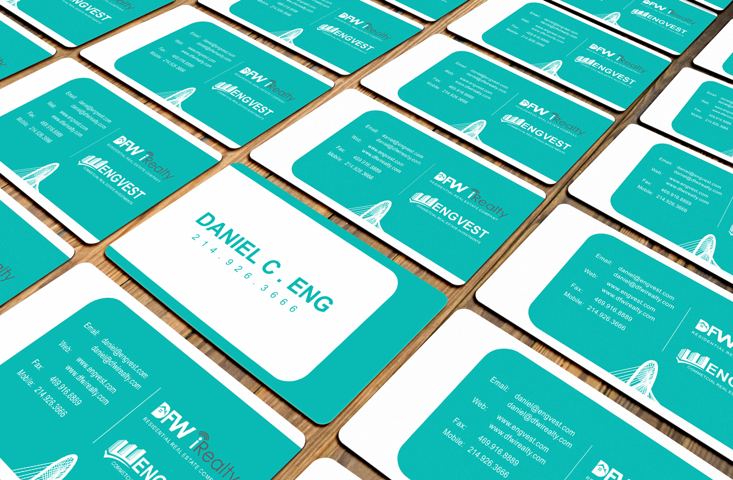 Business Card Design by kjoshidesign12 for Engvest Realty | Design #5885611