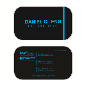 Business Card Design by kjoshidesign12 for Engvest Realty | Design: #5914370
