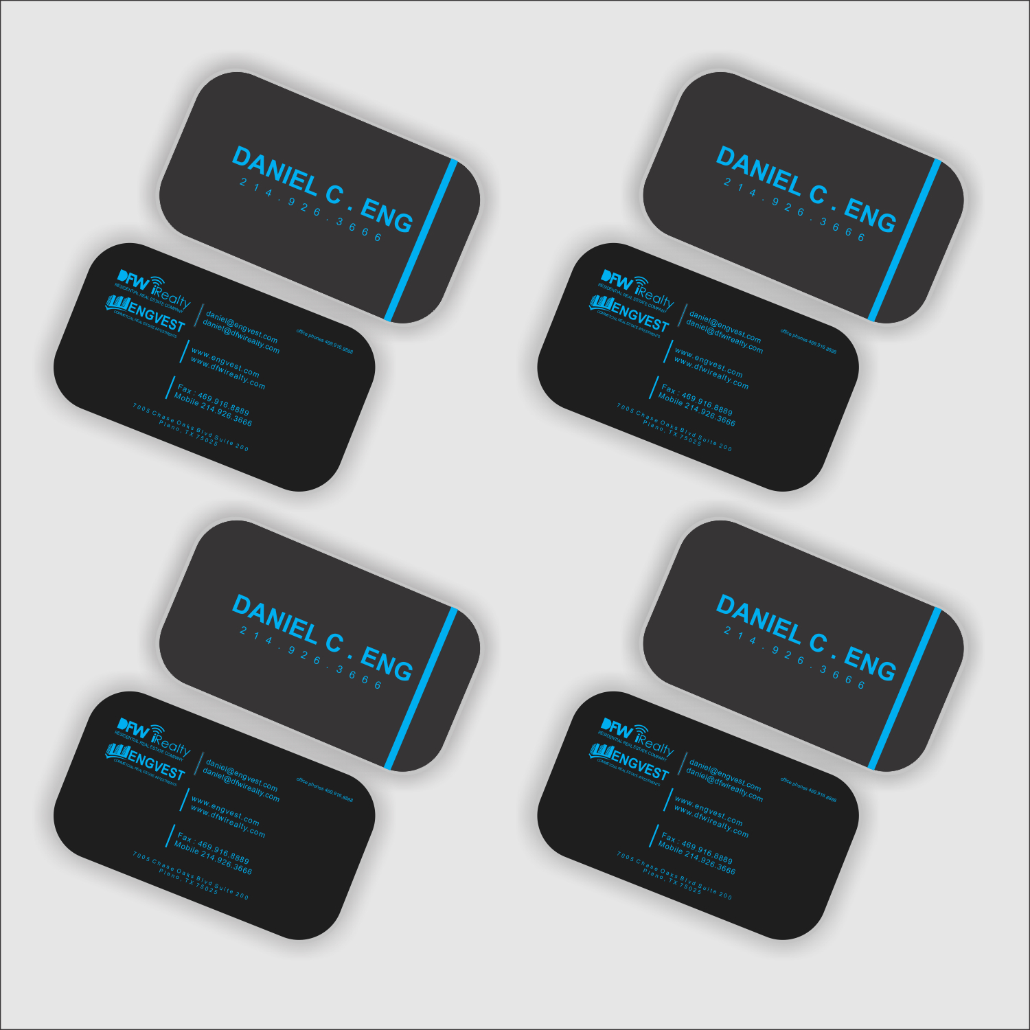 Diseño de Tarjeta de Presentación por kjoshidesign12 para Engvest Realty | Diseño #5914456