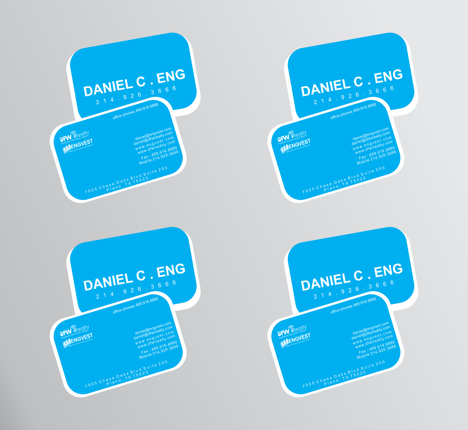 Business Card Design by kjoshidesign12 for Engvest Realty | Design #5914486