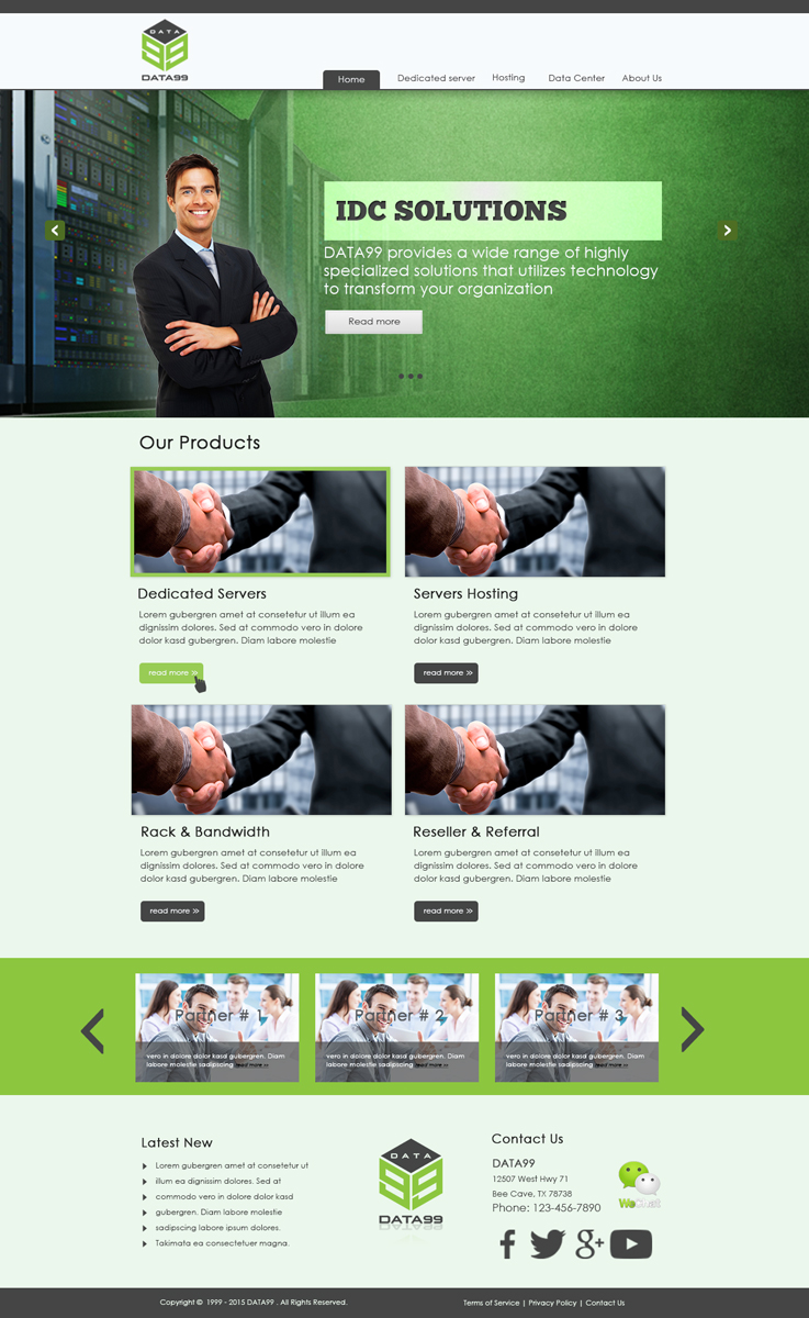 Web Design by Shigh5 for 92CLOUD TECHNOLOGY CO., LIMITED | Design #5905109