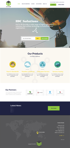 Web Design par tahasmarty pour 92CLOUD TECHNOLOGY CO., LIMITED | Design : #5876681