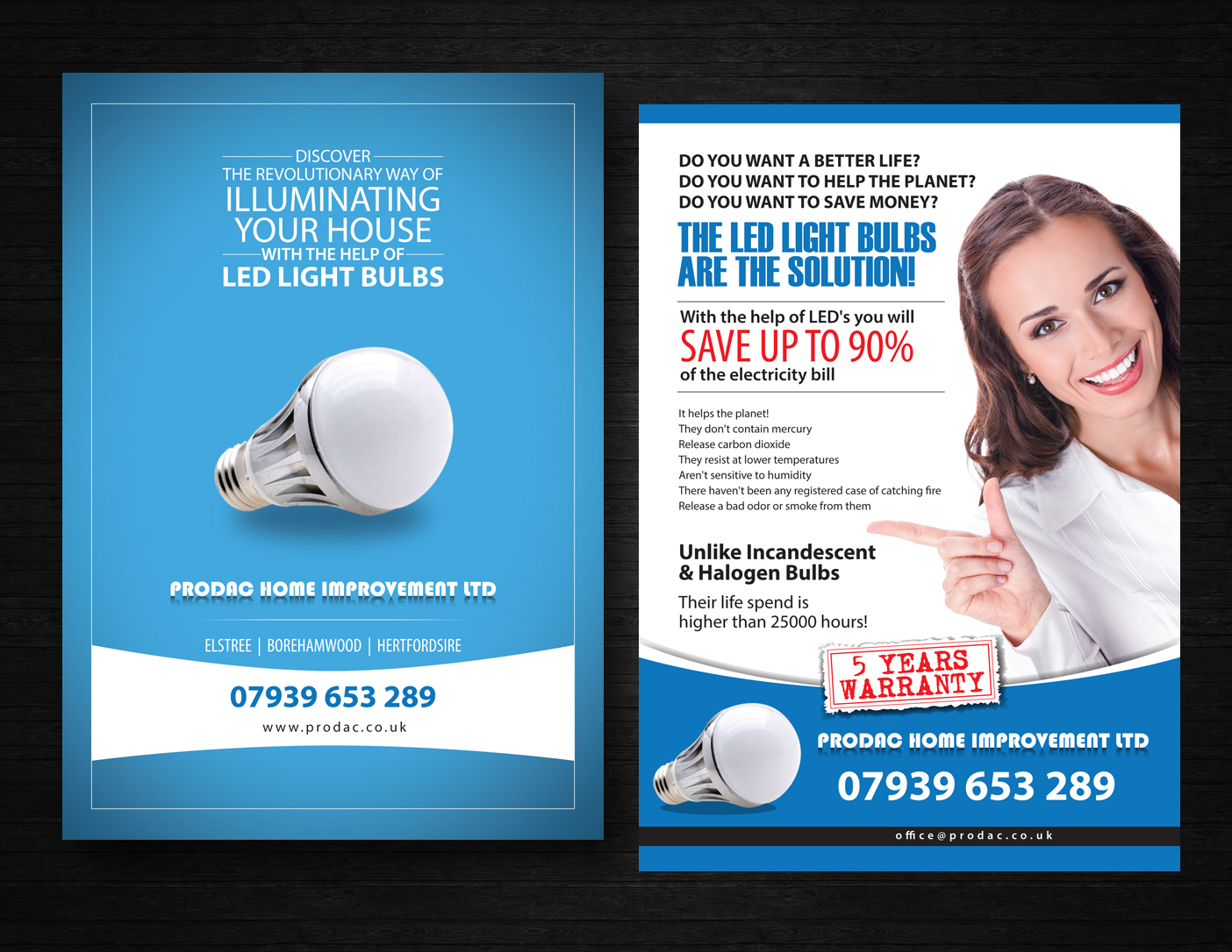 Flyer Design by uk for PRODAC HOME IMPROVEMENT LTD | Design #5858102