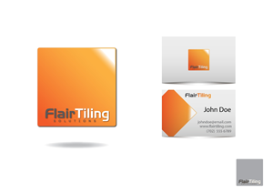 Logo Design by ZeleniZub for Flair Tiling Solutions | Design #5855424