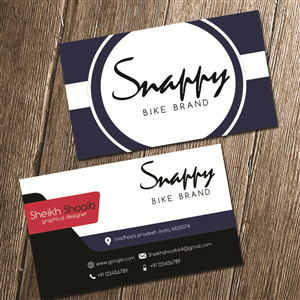 Business Card Design by Shoaib'As for this project | Design: #5874929