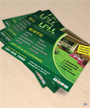 Flyer Design by uniquedesign10 for Lakeside Pest Lawn & Landscape | Design: #5841134