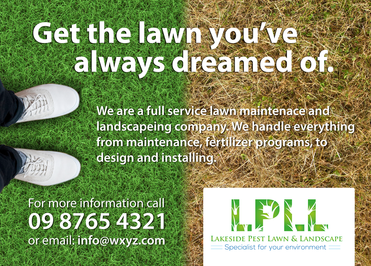 Flyer Design by FCJ_GRAPHICS for Lakeside Pest Lawn & Landscape | Design #5832993