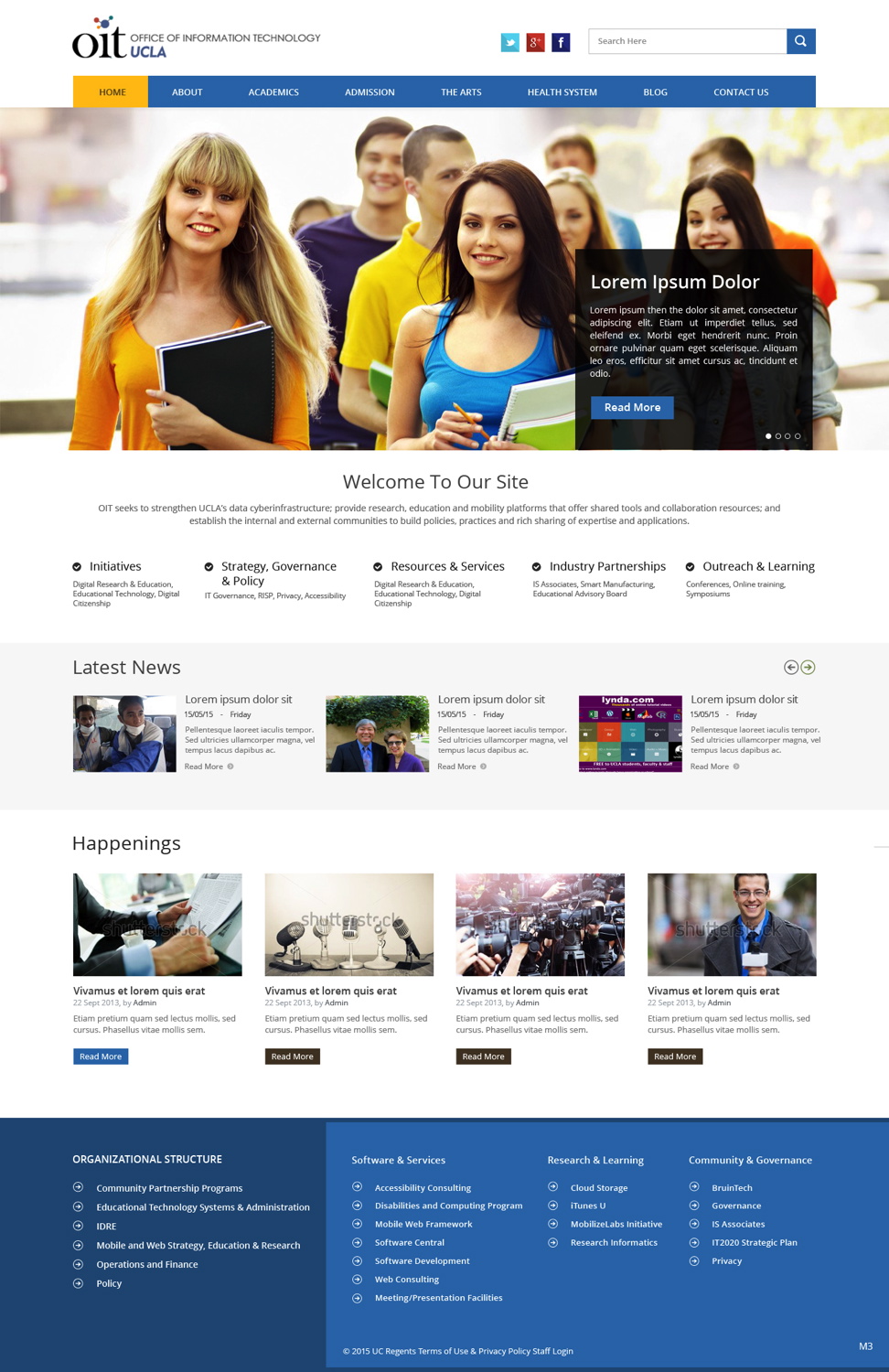 Web Design by pb for UCLA | Design #5887844
