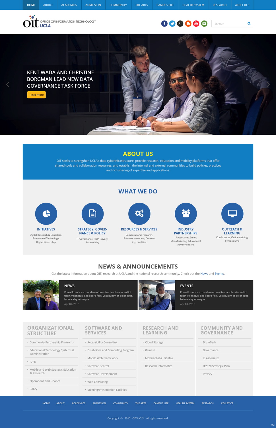 Web Design by pb for UCLA | Design #5887852