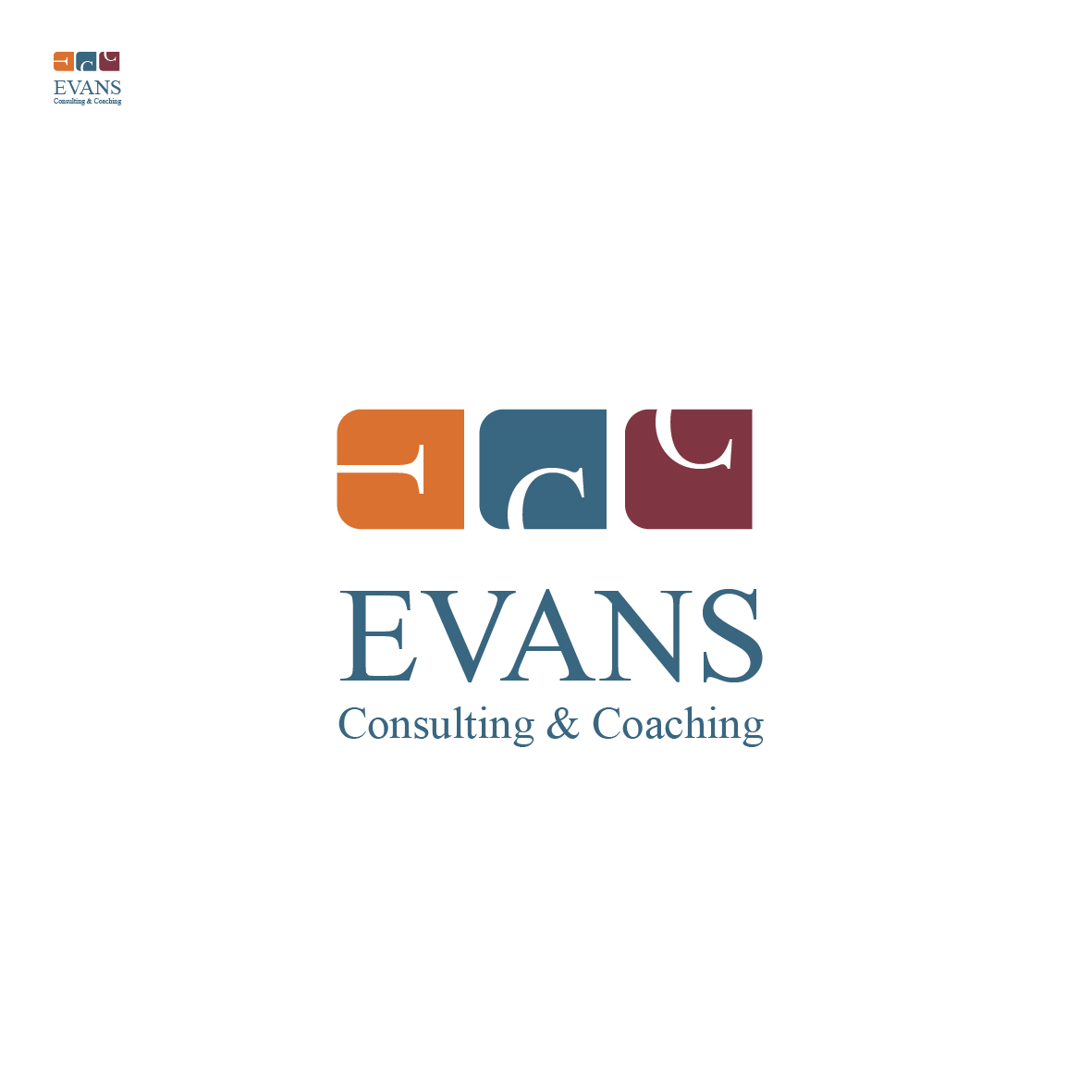 Logo Design by AdVoice Inc for Evans Consulting and Coaching, LLC | Design #5847785