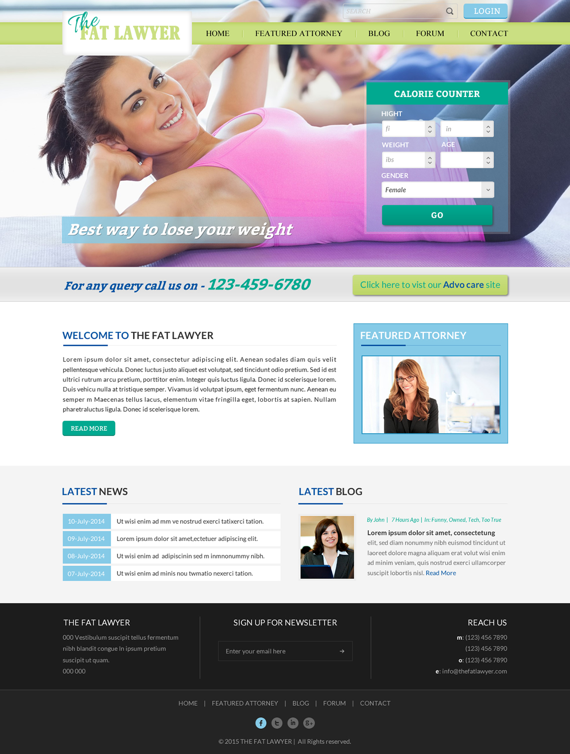 Professional, Elegant, Health Web Design for a Company by Sbss | Design ...