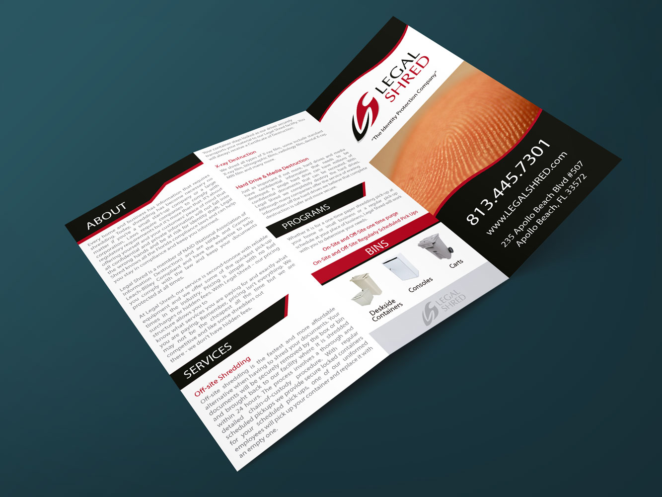Design de Brochure par Nightmist pour Legal Shred | Design #5852184
