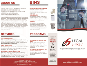Design de Brochure par doradodo pour Legal Shred | Design #5863727