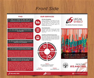Design de Brochure par sun_design pour Legal Shred | Design : #5860750