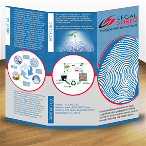 Design de Brochure par Elmar pour Legal Shred | Design : #5863770
